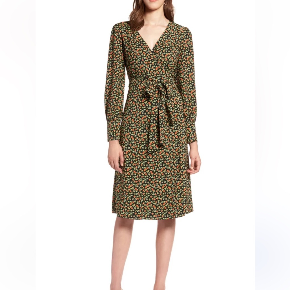 Halogen wrap dress
